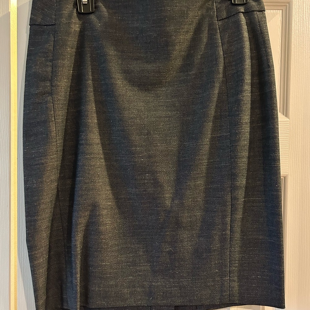 LOFT Charcoal Pencil Skirt
